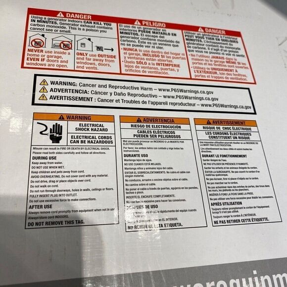 25 ft 30 Amp 125/250-Volt Duplex-Style Flat Generator Extension Cord… - Picture 5 of 6